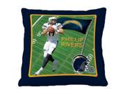 San Diego Chargers Philip Rivers TOSS PILLOW 18