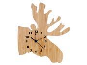 Trend Lab Northwoods Moose Shaped Bamboo Clock