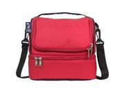 Wildkin Double Decker Lunch Bag Cardinal Red