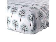 Luvable Friends Woven Fitted Crib Sheet Blue Tree