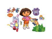 Fathead Dora Backpack Boots Wall Decal