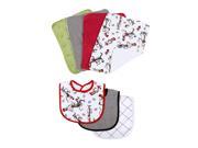 Dr. Seuss by Trend Lab Cat in the Hat 3 Pack Bib and 4 Pack Burp Cloth Set