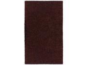 St. Croix Trading Company Chenille Shag 30 x 50 inch Area Rug Brown