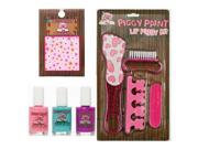 Piggy Paint Birthday Bash Polish with Flower Nail Art and Pedicure Gift Set