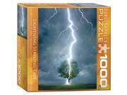 Lightning Striking Tree 1000 Piece Puzzle Small Box