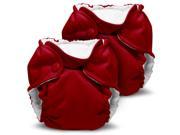 Kanga Care Lil Joey Newborn All in One Cloth Diaper 2 Pack Scarlet