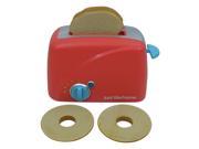 Just Like Home Toaster Playset Red