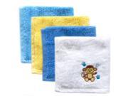 Luvable Friends 4 Pack Super soft Washcloths Blue