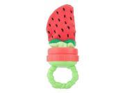 Sassy Strawberry Terry Teether with Handle