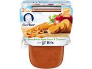 Gerber 3rd Foods Lil Bits Sweet Potato Apple Carrots Cinnamon 2 Pack