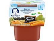 Gerber 2nd Foods Carrot Pear Blackberry 4 Ounce 2 Pack