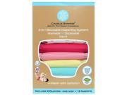 Charlie Banana Reusable One Size Diaper System Value Pack Butterfly