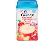 Gerber Oatmeal and Peach Apple Baby Cereal 8 Ounce