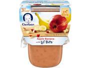 Gerber 3rd Foods Lil Bits Apple and Banana Baby Food 5 Ounce 2 Pack