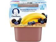 Gerber 2nd Foods Banana Mixed Berries 2 Pack