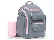 Jeep Places and Spaces Backpack Diaper Bag Grey Pink