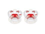 NUK 18 Months 2 Pack Sport Classic Silicone Pacifier Baseball