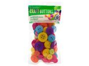 Horizon Group USA Kids Craft Plastic Buttons Kit