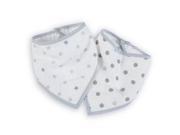 aden by aden anais Bandana Bibs 2 Pack Dove