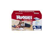 Huggies Simply Clean Baby Wipes Unscented Refill 768ct
