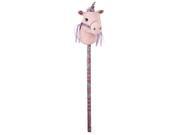 Toys R Us Plush 34 inch Stick Unicorn with Sound Pink