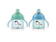 Avent 2 Pack 7 Ounce My Little Sippy Cup Blue Teal