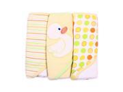 SpaSilk Hooded Towel Set Yellow Duck 3 Pack