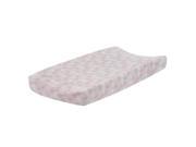 Lambs Ivy Baby Love Pink Gold Heart Changing Pad Cover