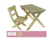 The Queen s Treasures Camp Table and Chairs Set for 18 inch Doll