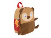 Eric Carle Brown Bear Lunch Bag with Side Mesh Pocket Interior Mesh Storage