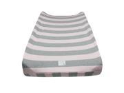 Burt s Bees Baby Wide Stripe Blossom Changing Pad Cover