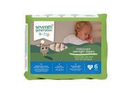 Seventh Generation Baby Overnight Diapers Size 6 17 Count