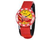 Disney Kid s Cars Stainless Steel Time Teacher Watch Red