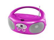 Riptunes CD Boombox Player Pink