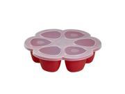 Beaba 3 Ounce Multiportions Freezer Tray Cherry