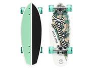 Kryptonics 23 inch Fat Cruiser Skateboard White Palms