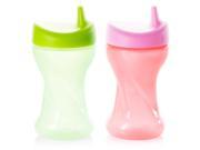 Evenflo TripleFlo Glo; 2 Pack 10 OunceTwist Cup Pink and Green