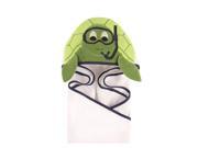 Hudson Baby Turtle Animal Face Hooded Towel