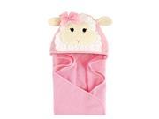 Hudson Baby Lamb Animal Face Hooded Towel