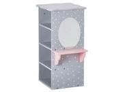 Teamson Kids Olivia s Little World Dresser with 3 Hangers Furnit Grey Pink