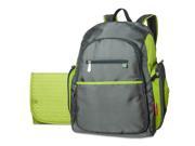 Fisher Price Fastfinder Backpack Diaper Bag Grey Green