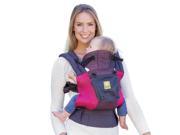 LILLEbaby 6 Position Complete Airflow Baby Child Carrier Charcoal Berry