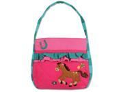 Stephen Joseph Girl Horse Pink Quilted 7 inch Purse
