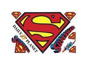 Superman Logo Dry Erase Peel and Stick Giant Wall Decals
