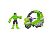 Playskool Heroes Marvel Super Hero Adventures Hulk Figure with Tread Racer