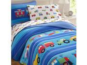 Olive Kids Trains Planes and Trucks Twin Comforter Set
