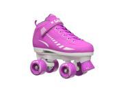 Epic Galaxy Elite Junior Quad Roller Skates Purple 10