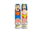 DC Comics 3 in 1 Fun Foam Body Wash Shampoo Con Superman Wonder Woman