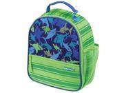 Stephen Joseph All Over Shark Printed Lunch Box with Front Storage Pocket