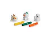 ColorMe Bath Squirts and Crayon Set Frog Fish Duck